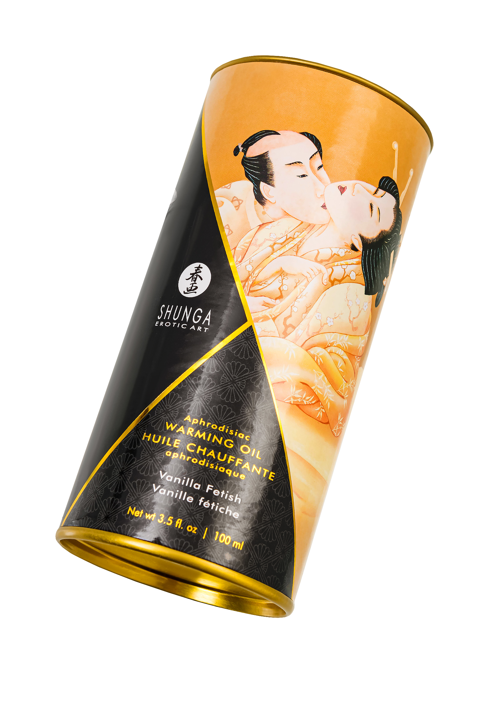 Масло массажное для тела Shunga «Ванильный фетиш»(Vanilla Fetish),разогревающее,100мл