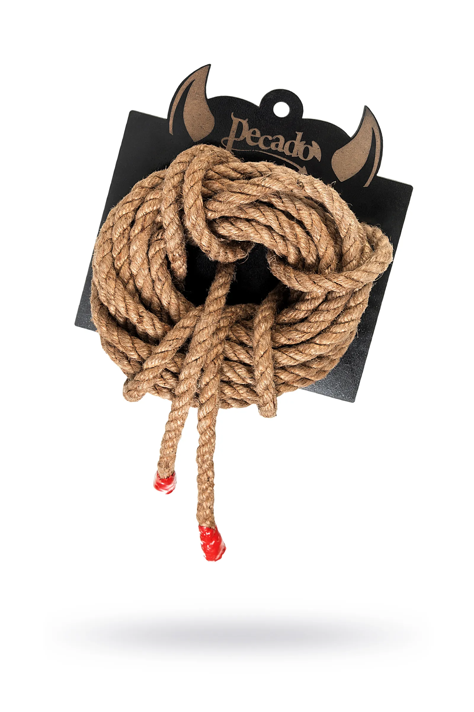 Веревка игровая джутовая ""SHIBARI"" Pecado BDSM ,8мм, длина 5м