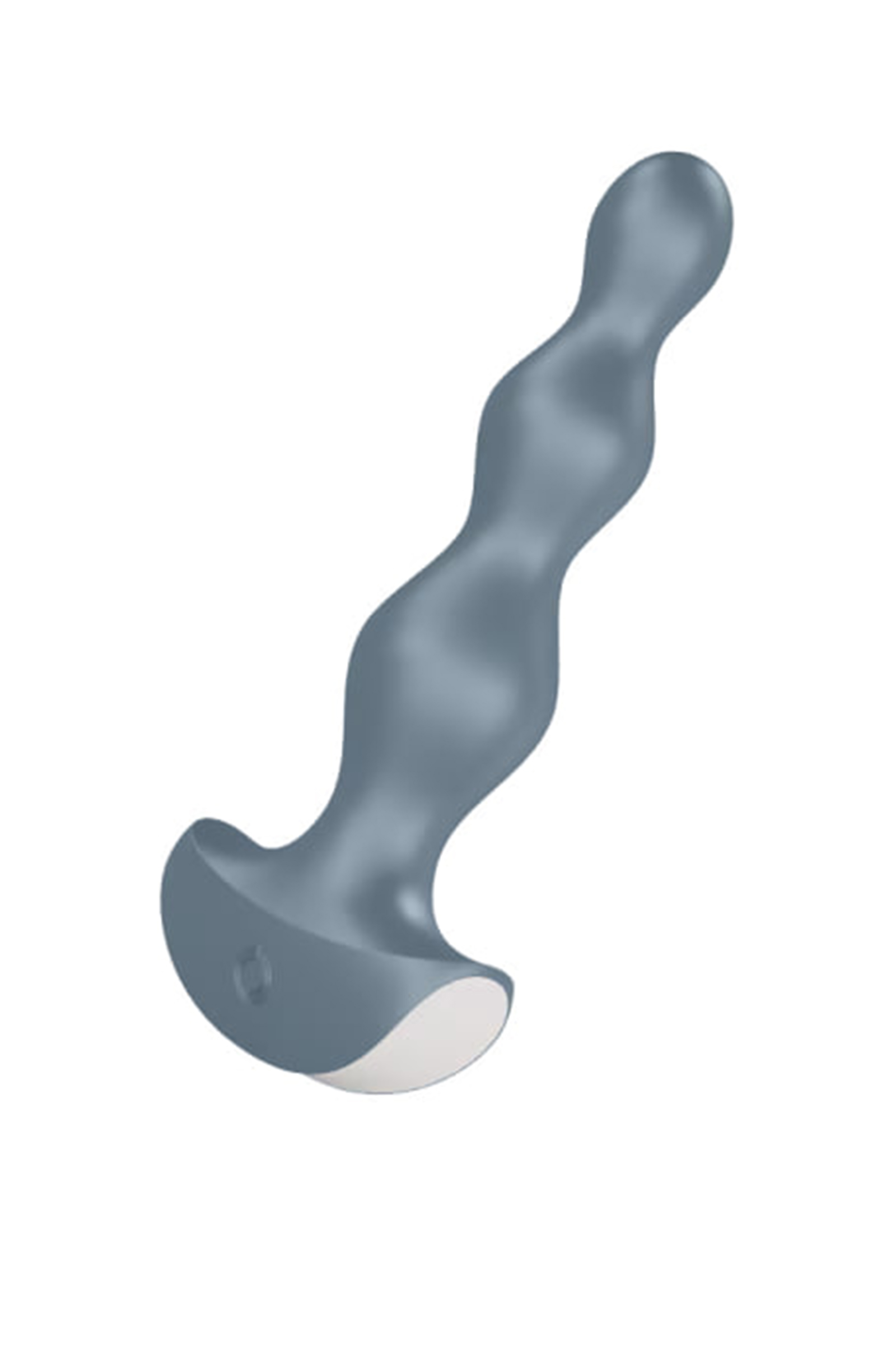 Анальная виброелочка Satisfyer Lolli-Plug 2 Satisfyer, силикон, серый, 11 см