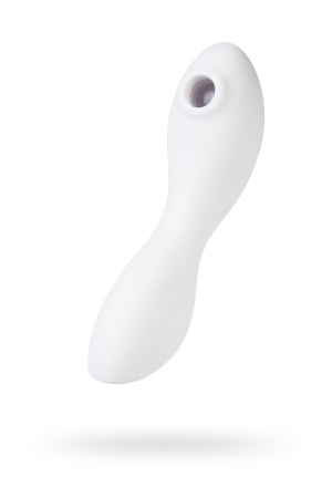 Вакуумный стимулятор клитора Satisfyer Curvy Trinity 5+, белый
