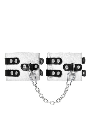 Оковы Pecado BDSM с двумя ремешками, с люверсами,мягкие