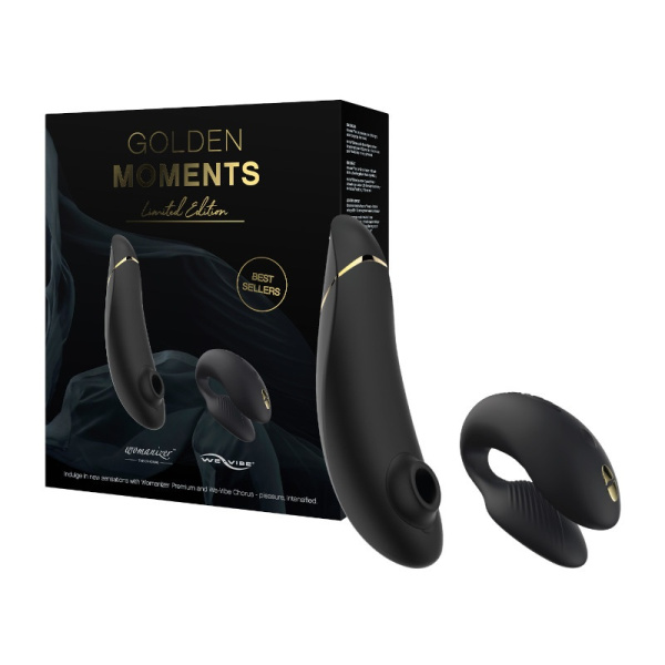 Набор Golden Moments: Womanizer Premium + We-Vibe Chorus, черный