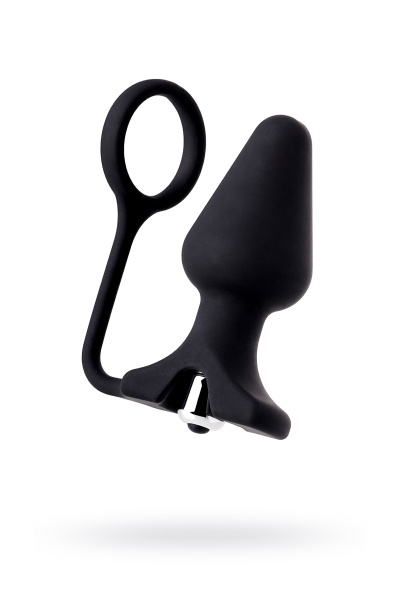 Вибровтулка анальная с кольцом Erotist, 9 СМ, Ø 3,7