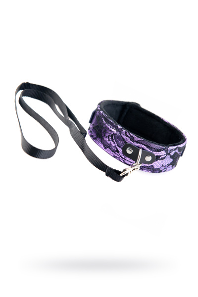 Ошейник кружевной, TOYFA Marcus, пурпурный, 11,1 см