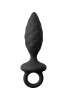 Анальная пробка Erotist Strob S - size, черная, 7 см Ø 2,6