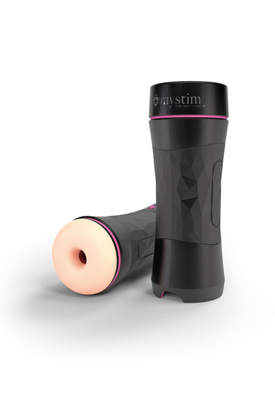 Мастурбатор Mystim On Push Me Donut, телесный, 21,5 см