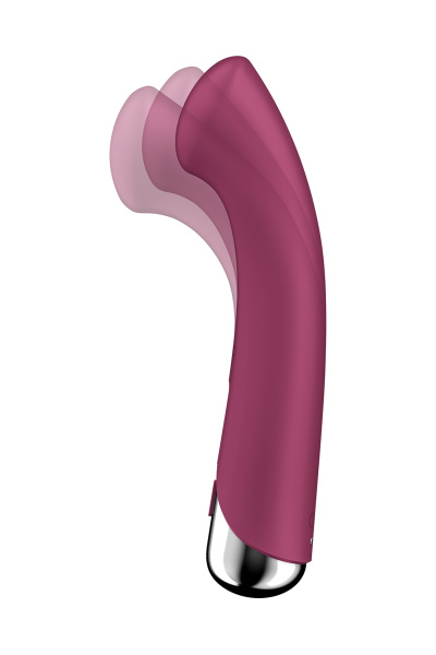 Вибратор для точки G  с ротацией Satisfyer Spinning G-Spot 1, силикон, бодовый, 16,8 см