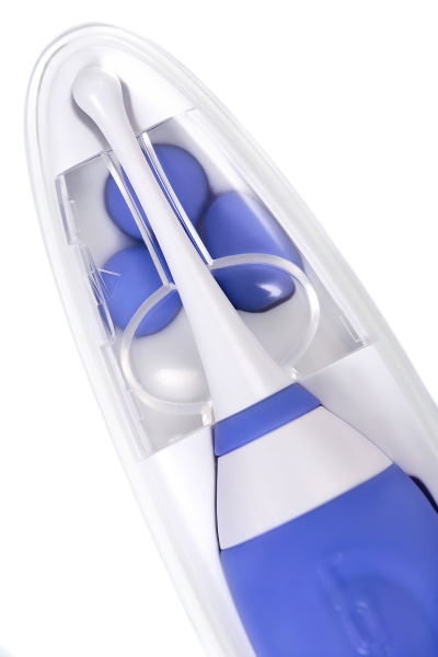 Вибратор Lovense Hyphy  с клиторальным стимулятором, силикон, фиолетовый, 21,6 см