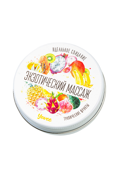 Свеча массажная Yovee by Toyfa «Экзотический массаж» с ароматом тропических фруктов