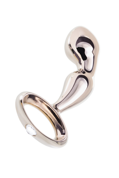 Анальная втулка  TOYFA Metall, Серебристая, 8,5 см, Ø 3,5