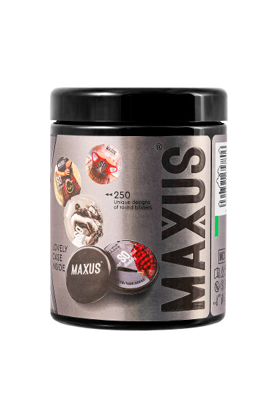 Презервативы Maxus Extra Strong,черные, утолщенные 15 шт.