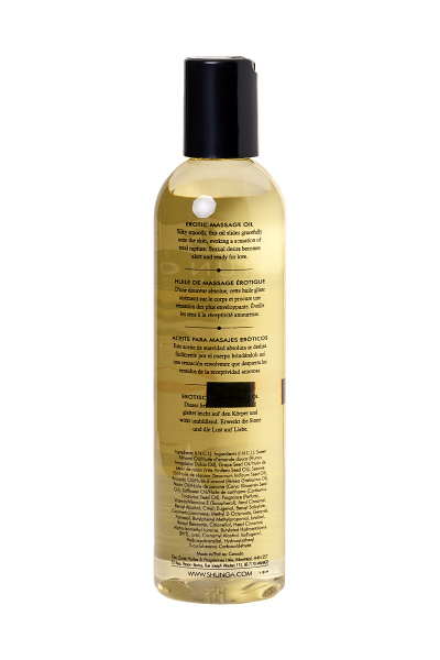 Массажное масло  возбуждающее Shunga /роза/ 250 мл