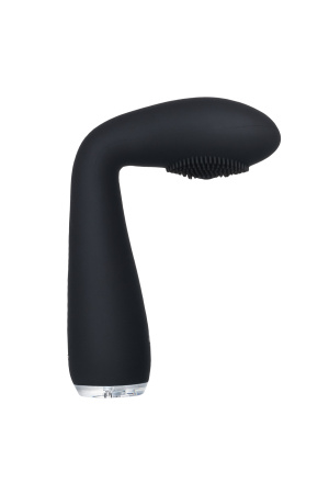 Вибратор  PPP SHIO-PRO BLACK,черный, силикон, 21 см