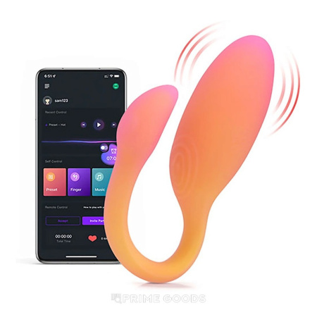 Вибратор Magic Motion Flamingo Max оранжевый