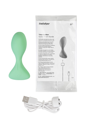 Анальная вибровтулка Satisfyer Trendsetter, зеленая