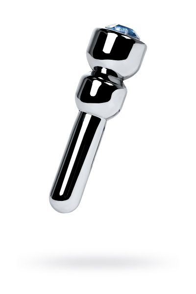 Уретральный плаг со стразом малый, TOYFA Metal, 