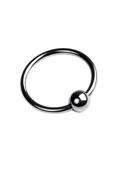 Кольцо на головку пениса, TOYFA Metal, металл, серебристое, Ø 3,1 см