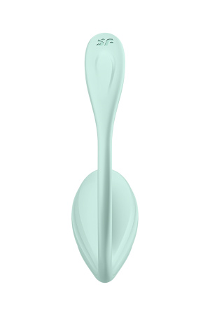Виброяйцо Satisfyer Smooth Petal Connect App, мятное, 6,5 см