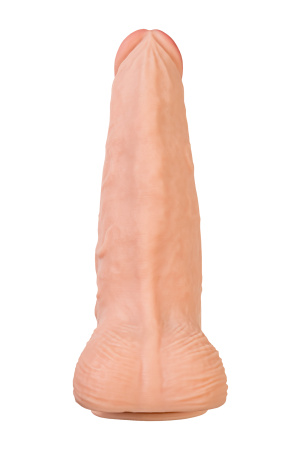Фаллоимитатор неоскин - СУПЕРГИГАНТ с присоской Lovetoy, TPR, телесный, 42 см