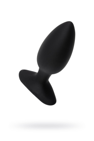 Анальная втулка LOVENSE Hush 2 (S), силикон, черная, 12,1 см, Ø 3,8 см