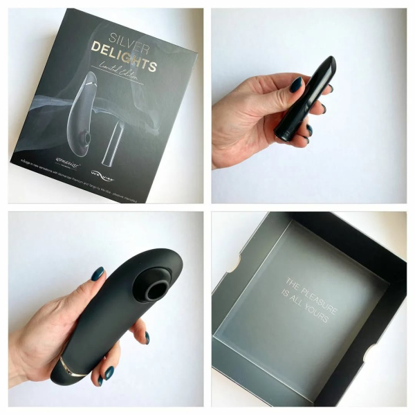 Набор Silver Delights: Womanizer Premium + We-Vibe Tango