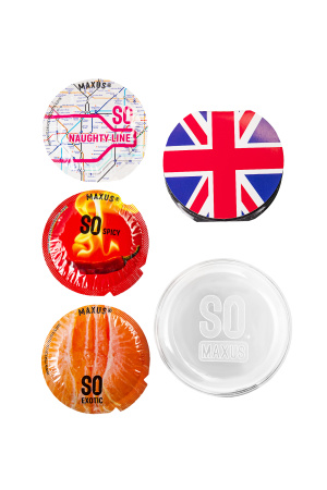 Презервативы Maxus Special, точечные, латекс, ребристые, пластиковый кейс, 3 шт.