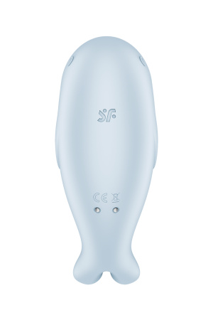 Вакуумный стимулятор клитора Satisfyer Seal You Soon, силикон, голубой